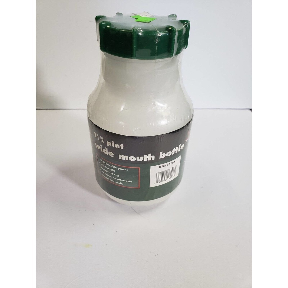 Texsport Authentic Adventure Gear Lightweight 11/2 Paint Wide Mouth Bottle NWT